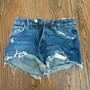 Zara jean shorts